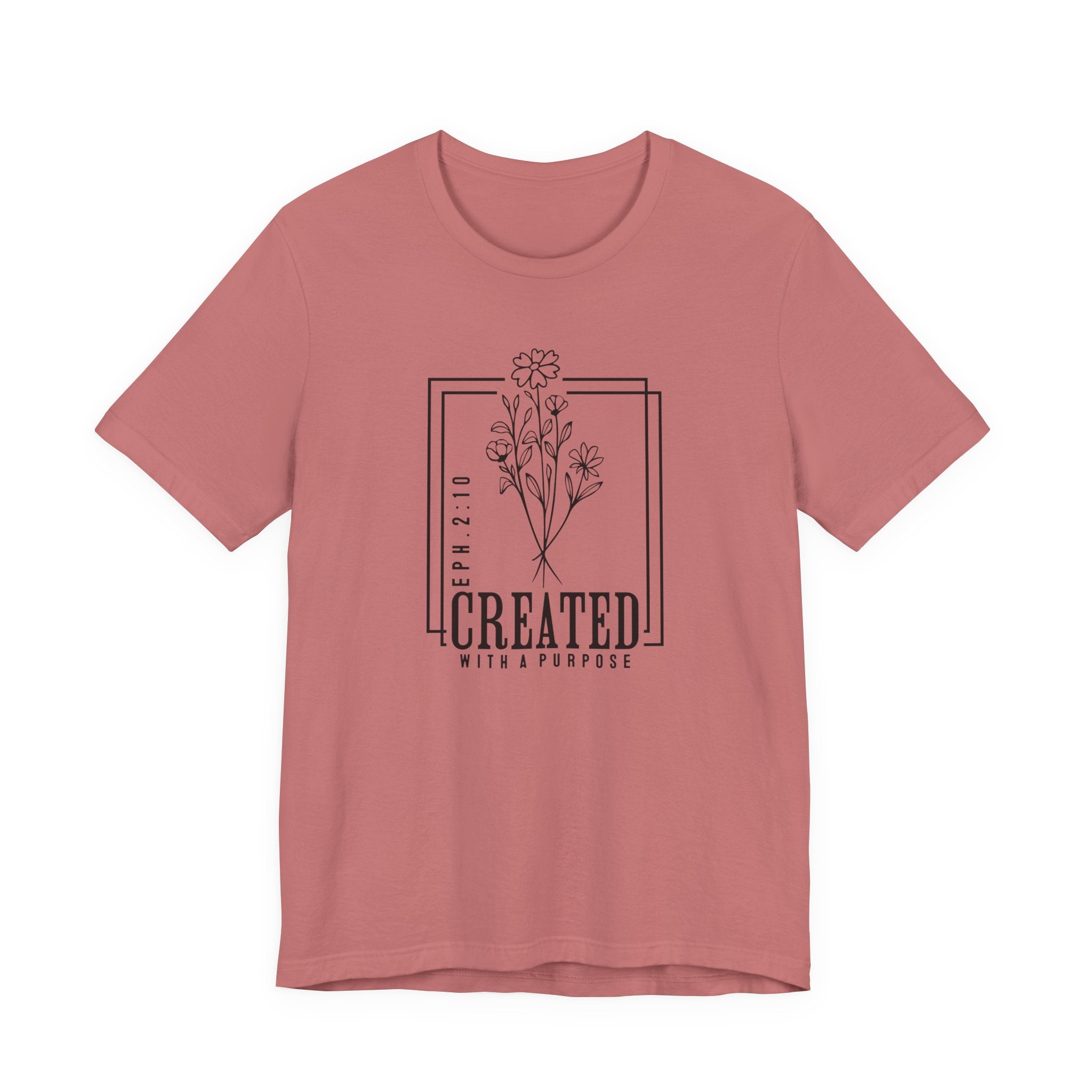 Created with a Purpose Unisex Jersey Short Sleeve Tee