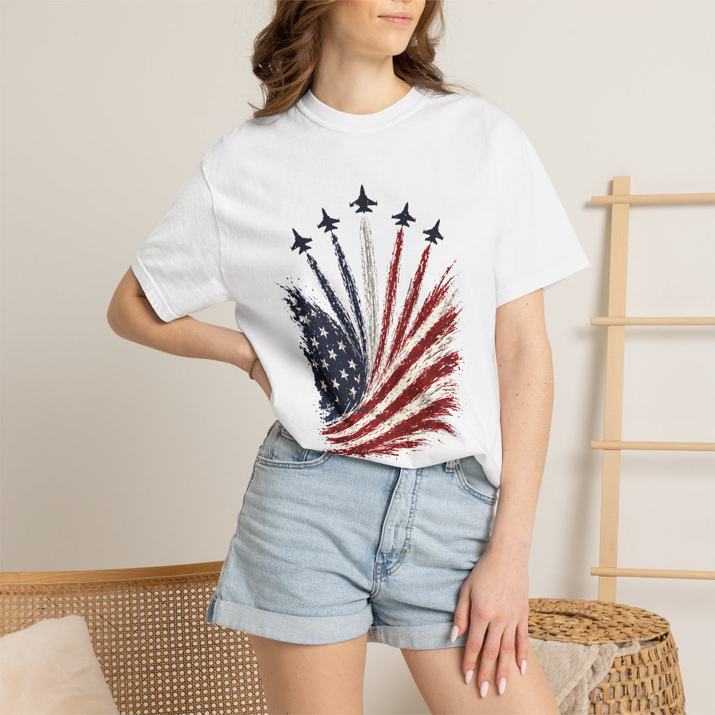 Flag Unisex Garment-Dyed T-shirt
