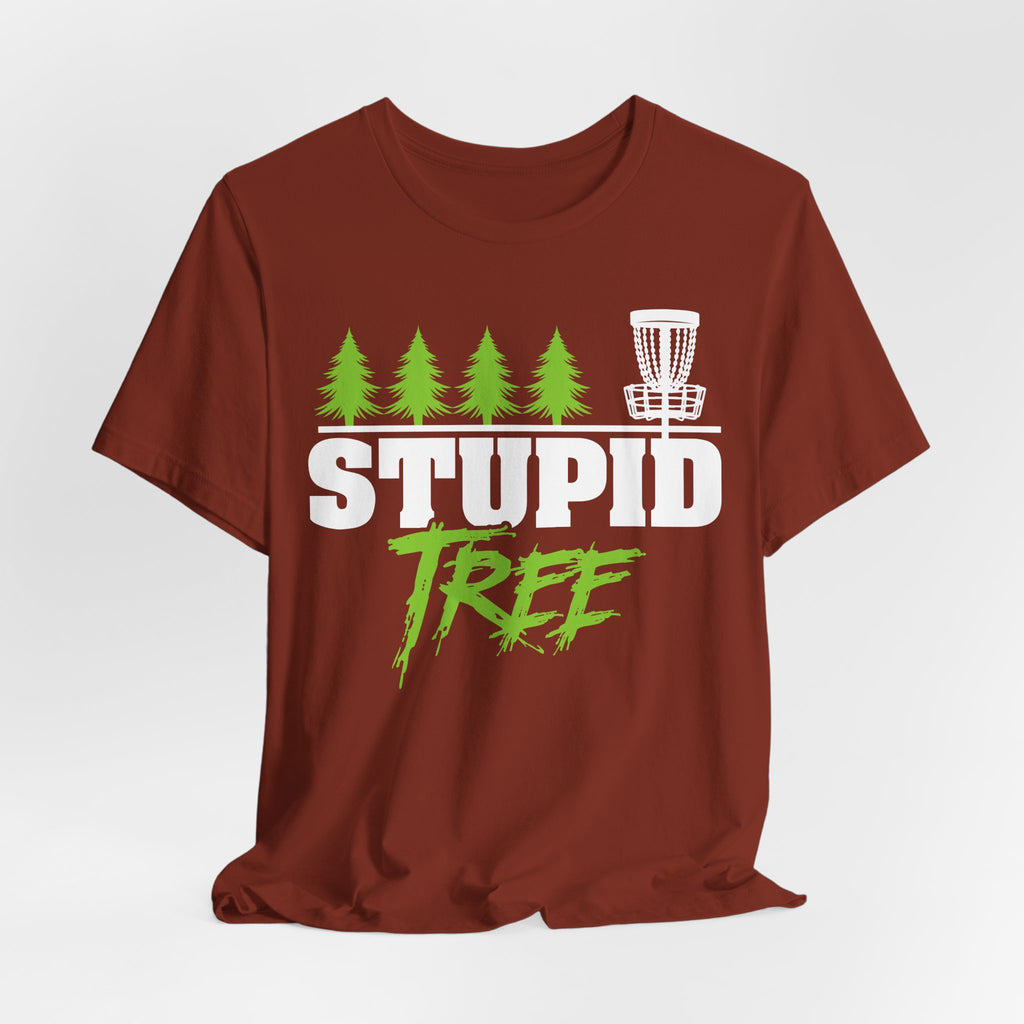 Stupid Tree Disc Golf Unisex Jersey Short Sleeve Tee