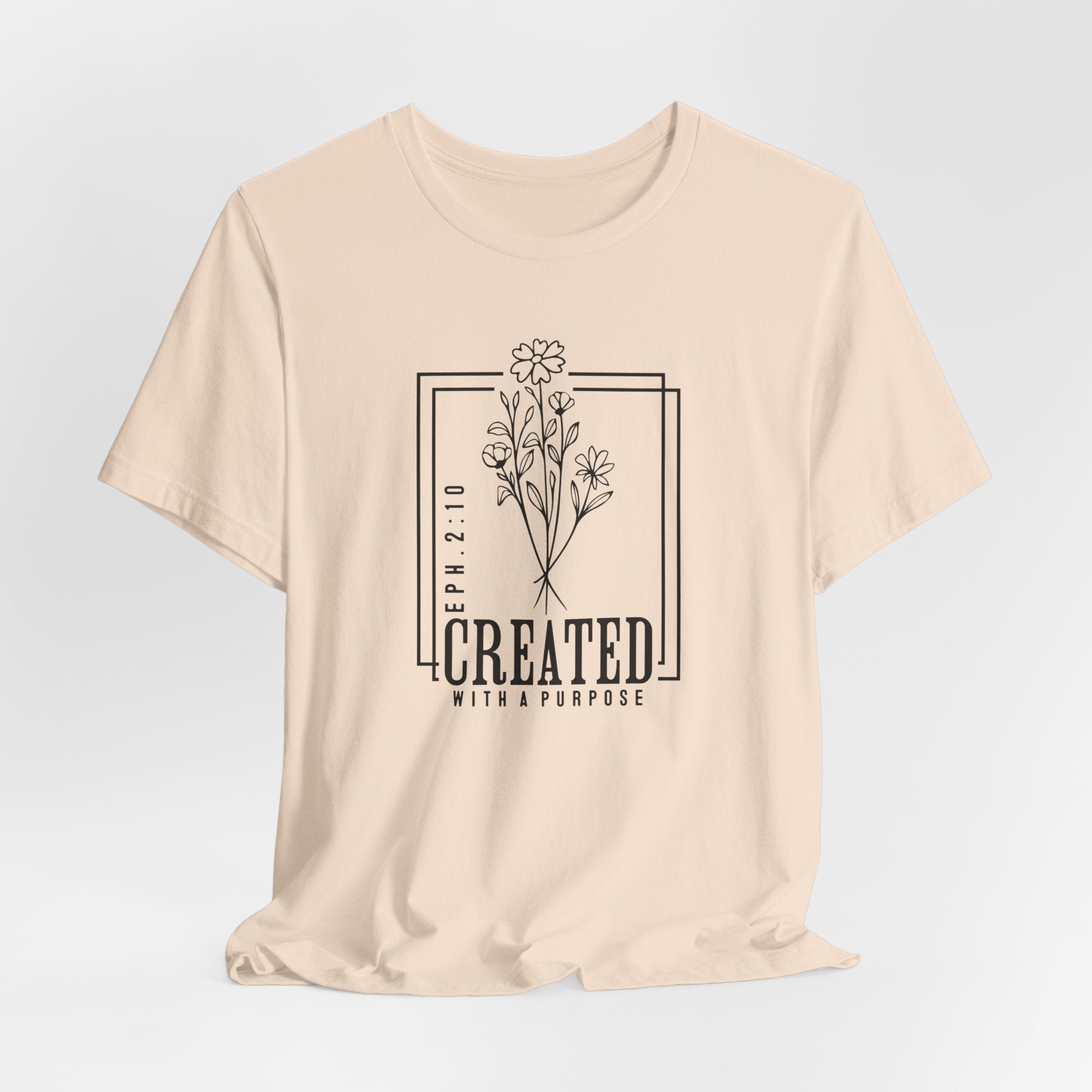 Created with a Purpose Unisex Jersey Short Sleeve Tee