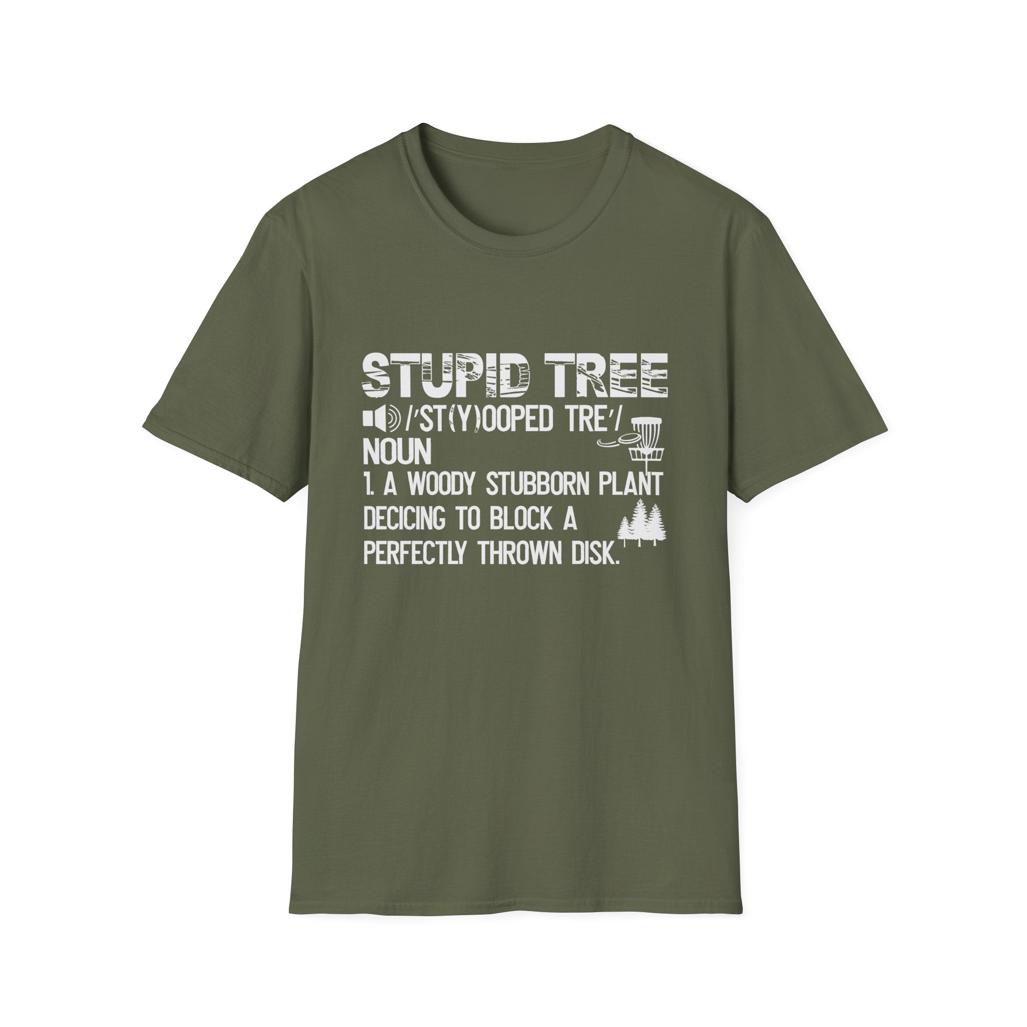 Disc Golf Funny Unisex Softstyle T-Shirt