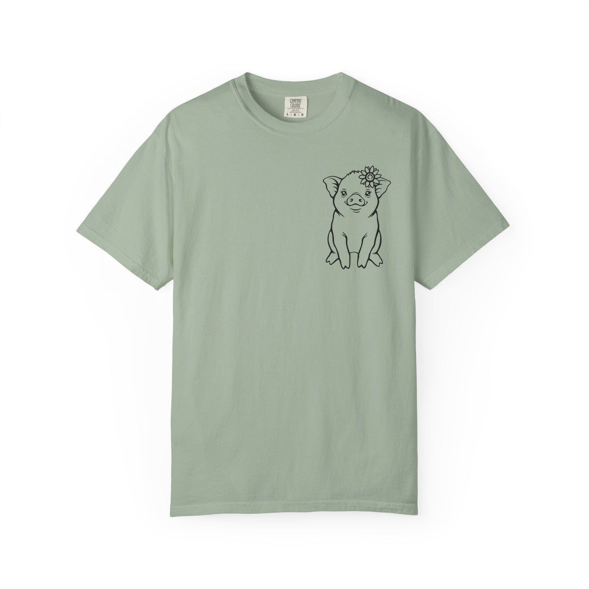 Little Cute Pig Unisex Garment-Dyed T-shirt