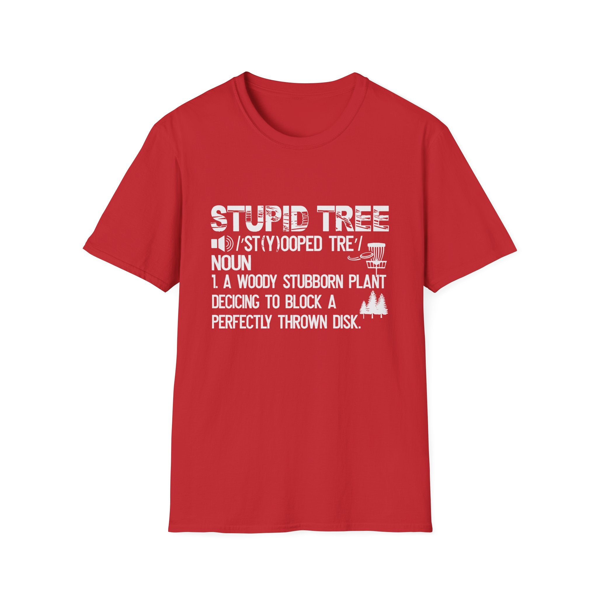 Disc Golf Funny Unisex Softstyle T-Shirt