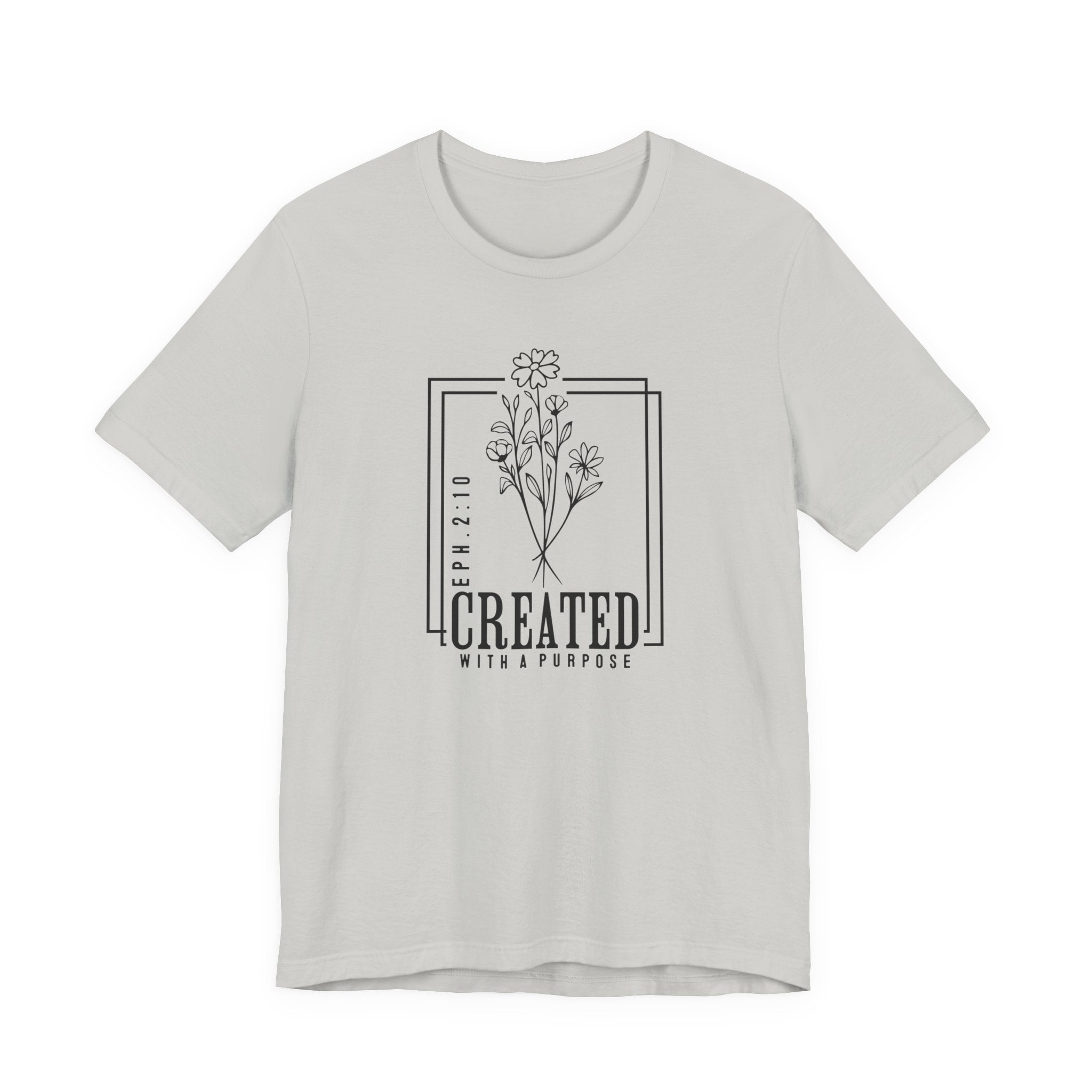 Created with a Purpose Unisex Jersey Short Sleeve Tee