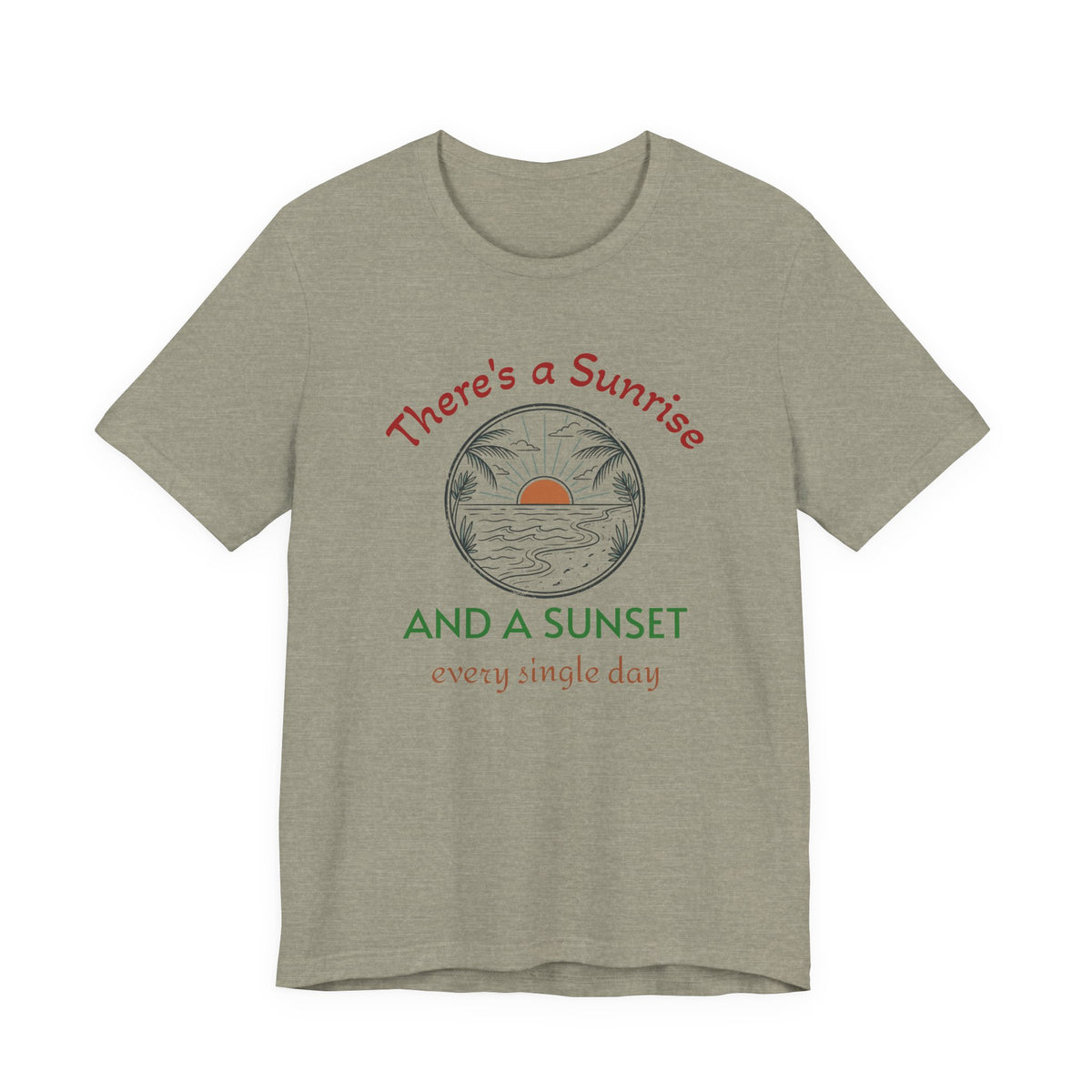 Sunrise/Sunset Unisex Jersey Short Sleeve Tee