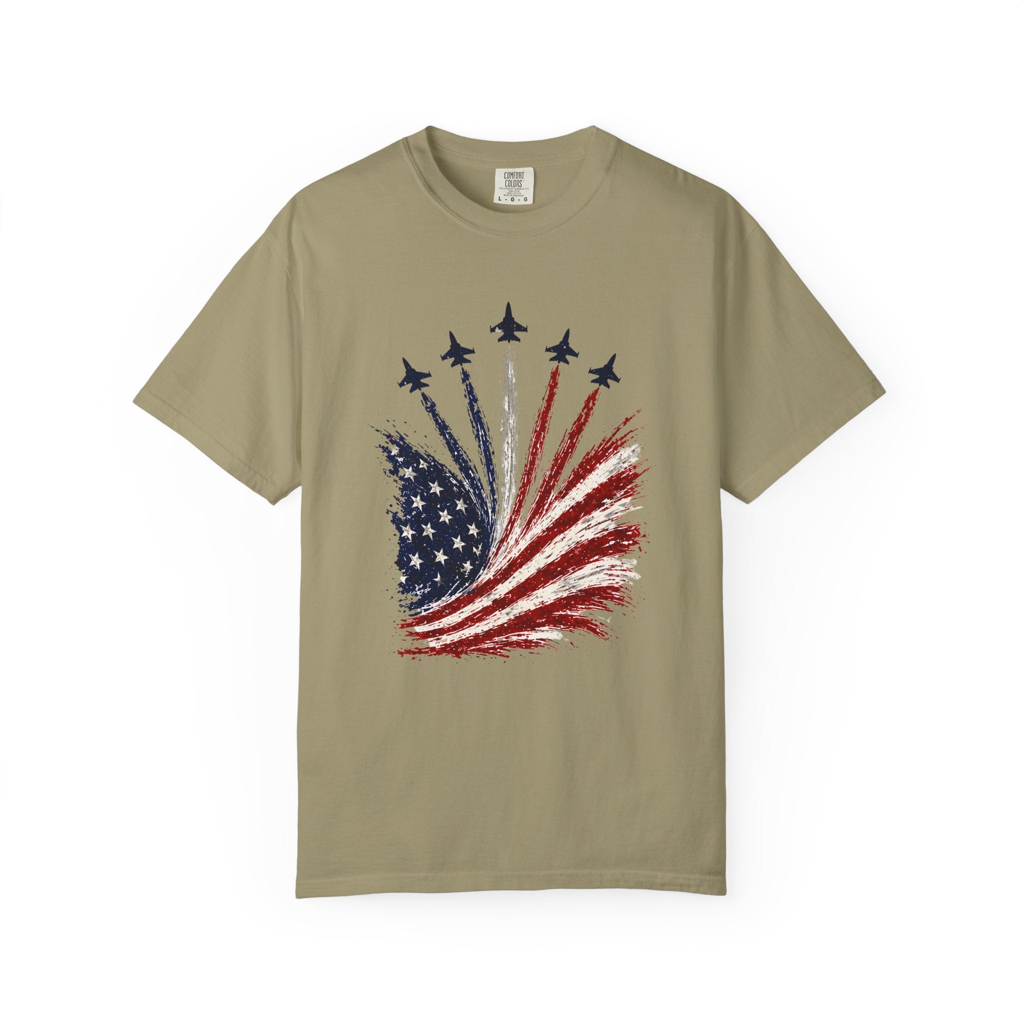 Flag Unisex Garment-Dyed T-shirt