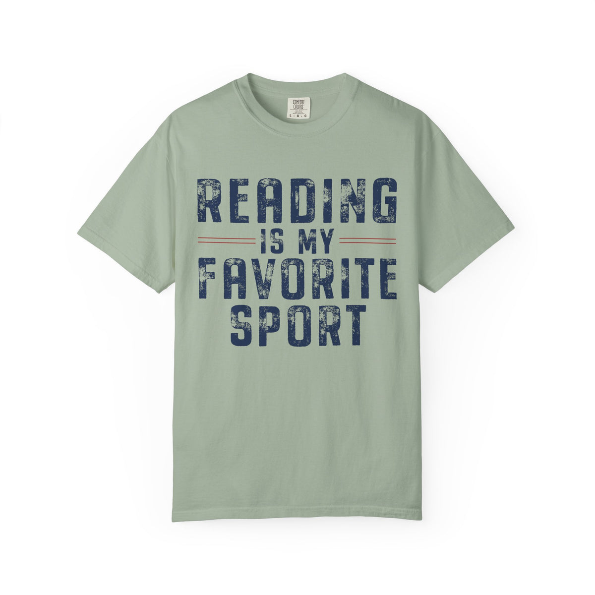 Reading is my favorite sport Unisex Garment-Dyed T-shirt