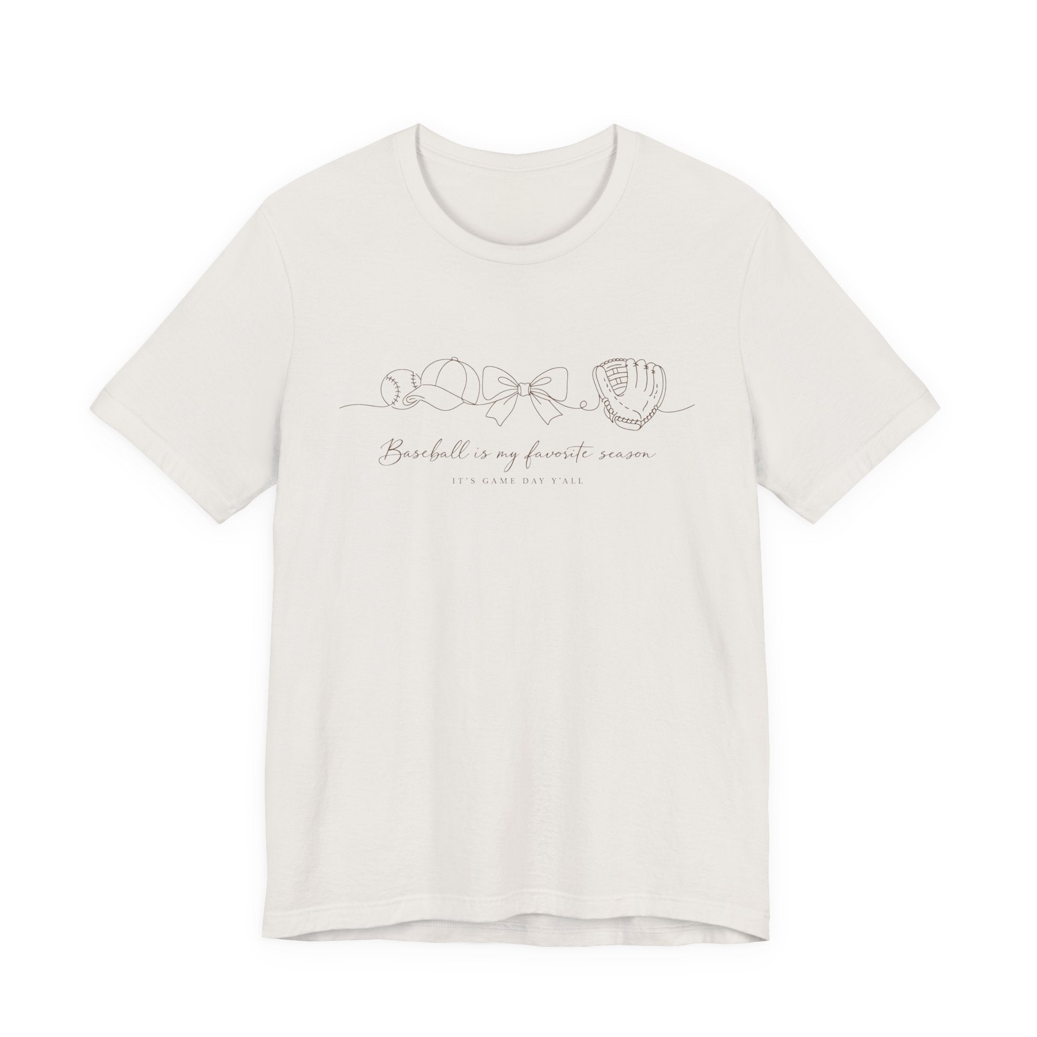 Baseball Favorite Season Unisex Jersey Short Sleeve Tee