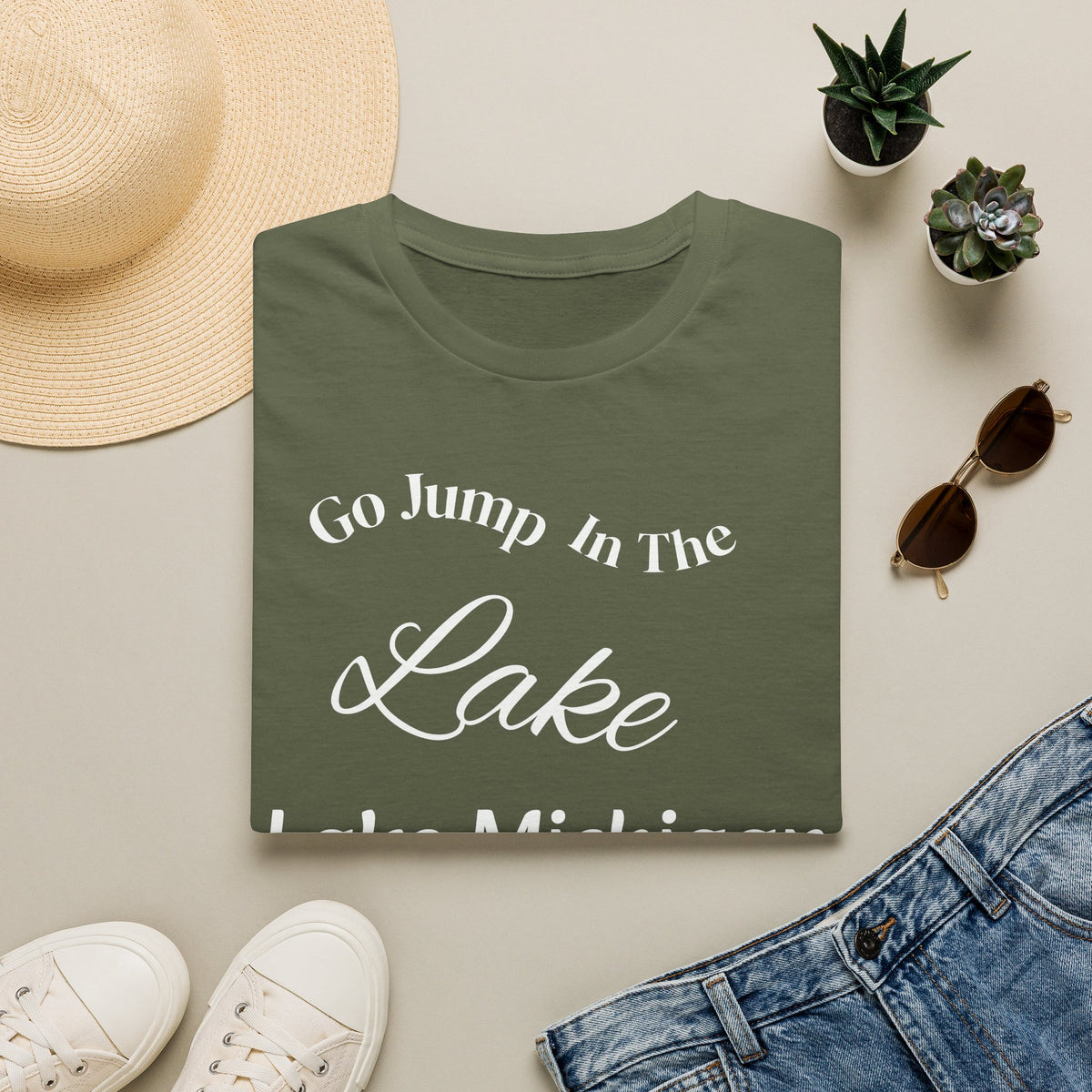 Go Jump in the Lake Unisex Softstyle T-Shirt
