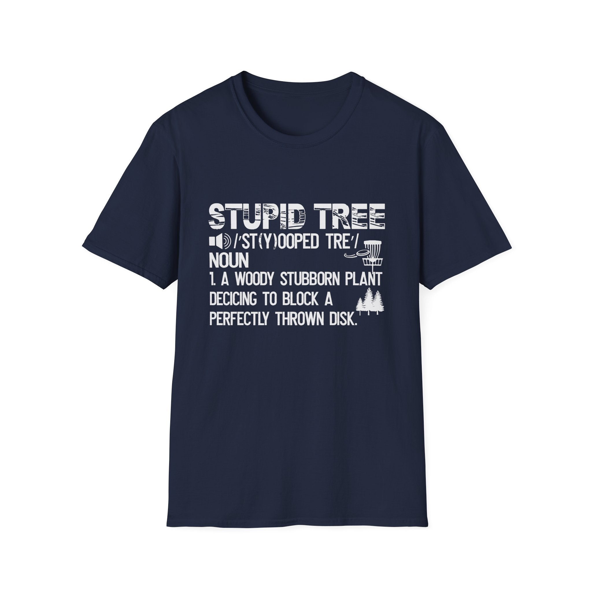 Disc Golf Funny Unisex Softstyle T-Shirt