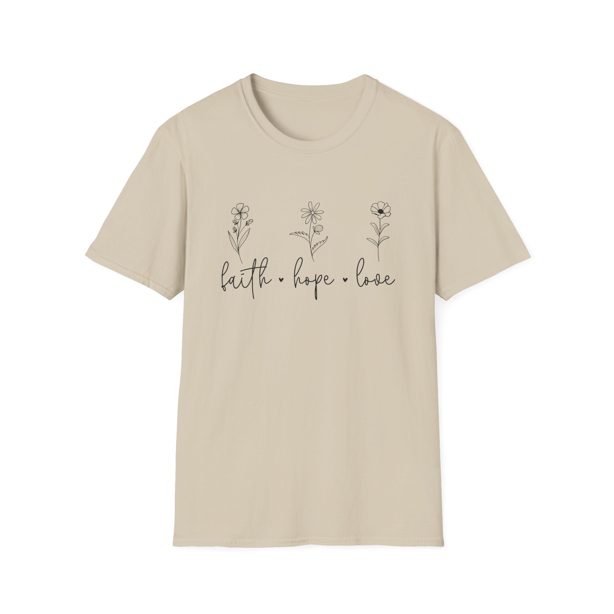 Faith Hope Love Unisex Softstyle T-Shirt