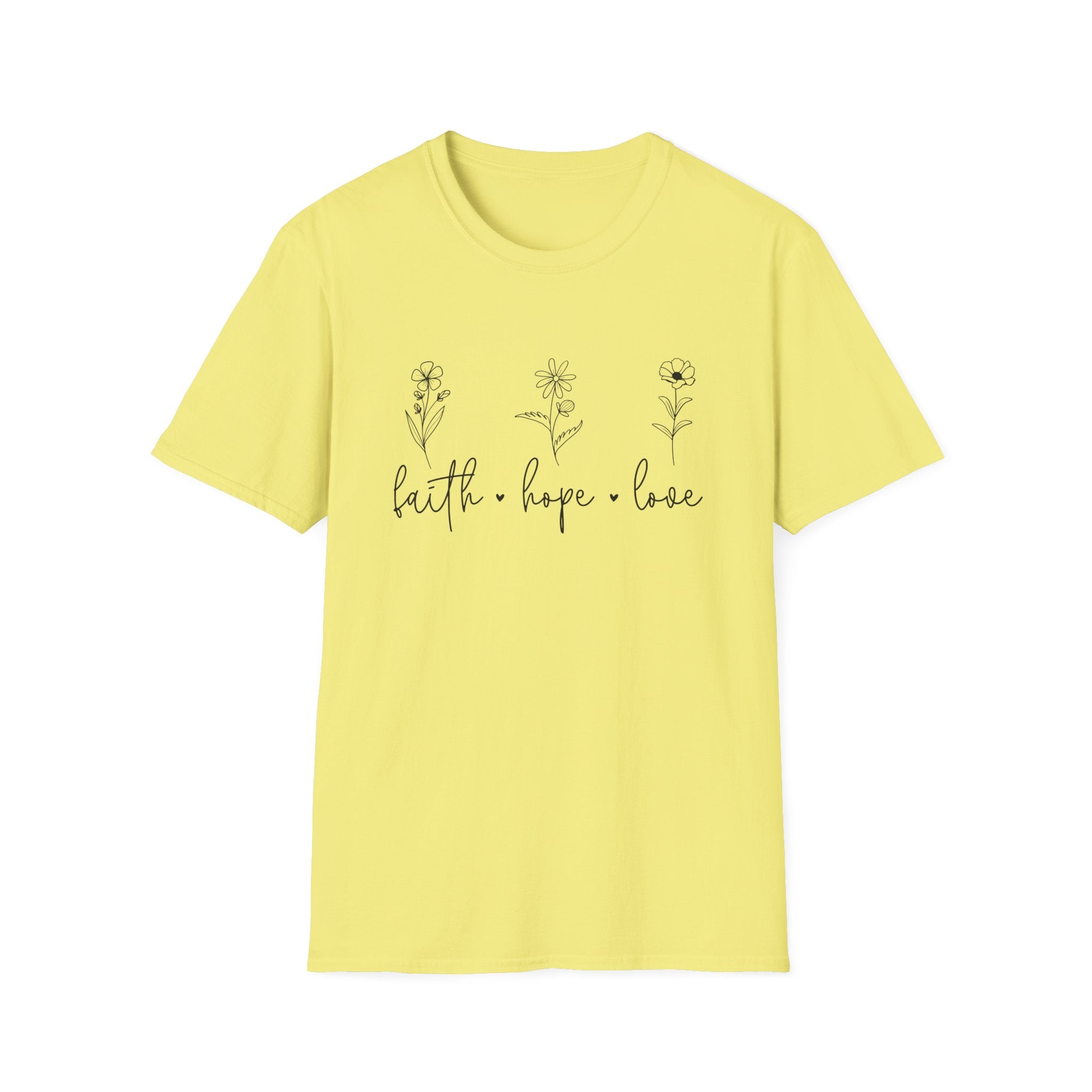 Faith Hope Love Unisex Softstyle T-Shirt