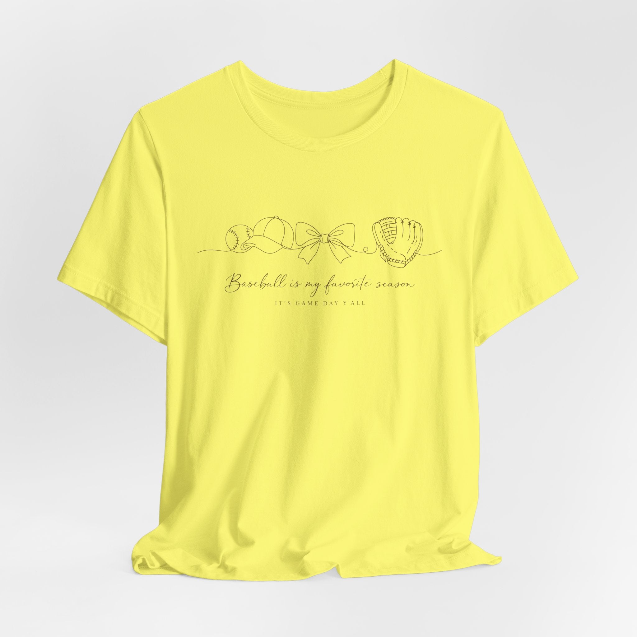 Baseball Favorite Season Unisex Jersey Short Sleeve Tee