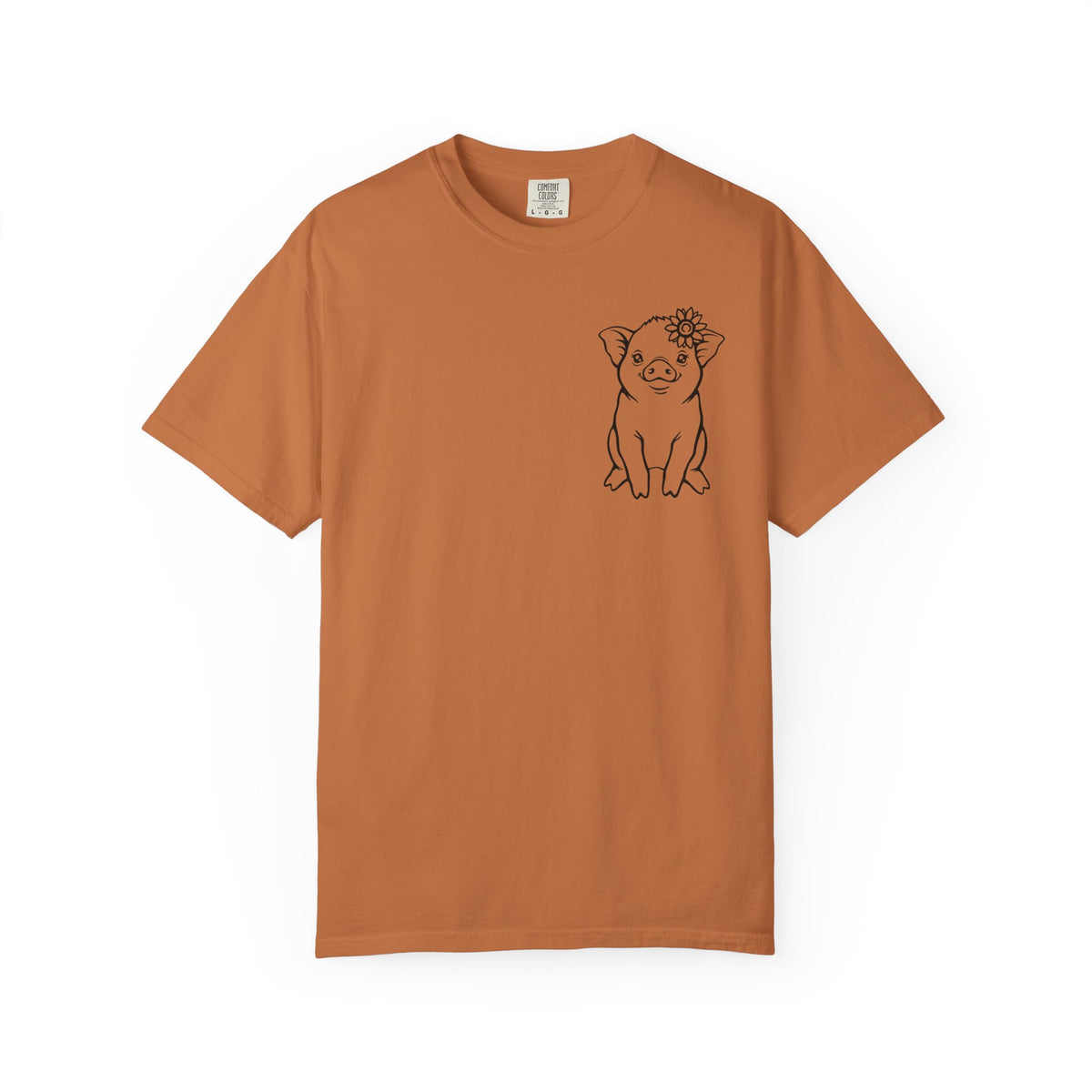 Little Cute Pig Unisex Garment-Dyed T-shirt