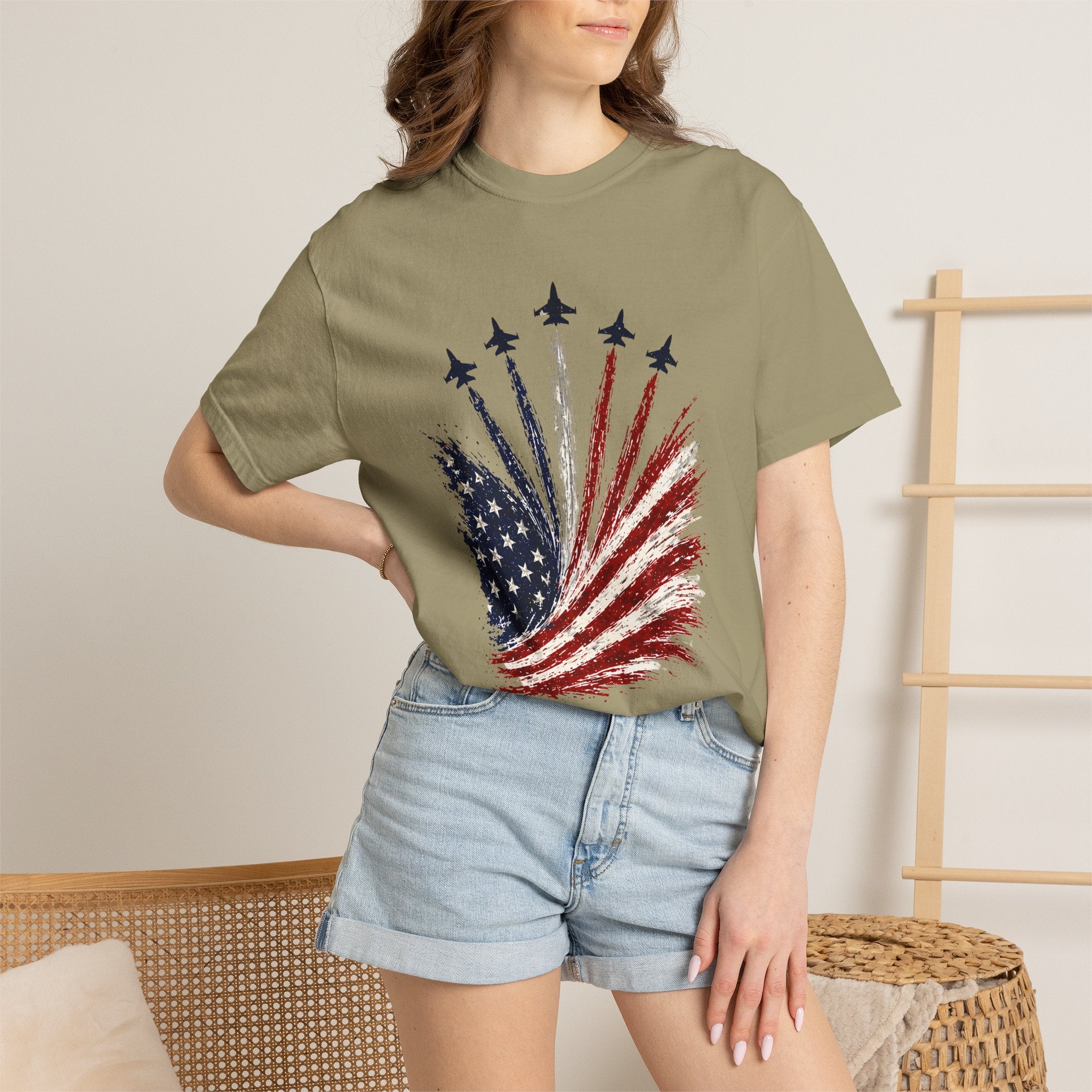 Flag Unisex Garment-Dyed T-shirt