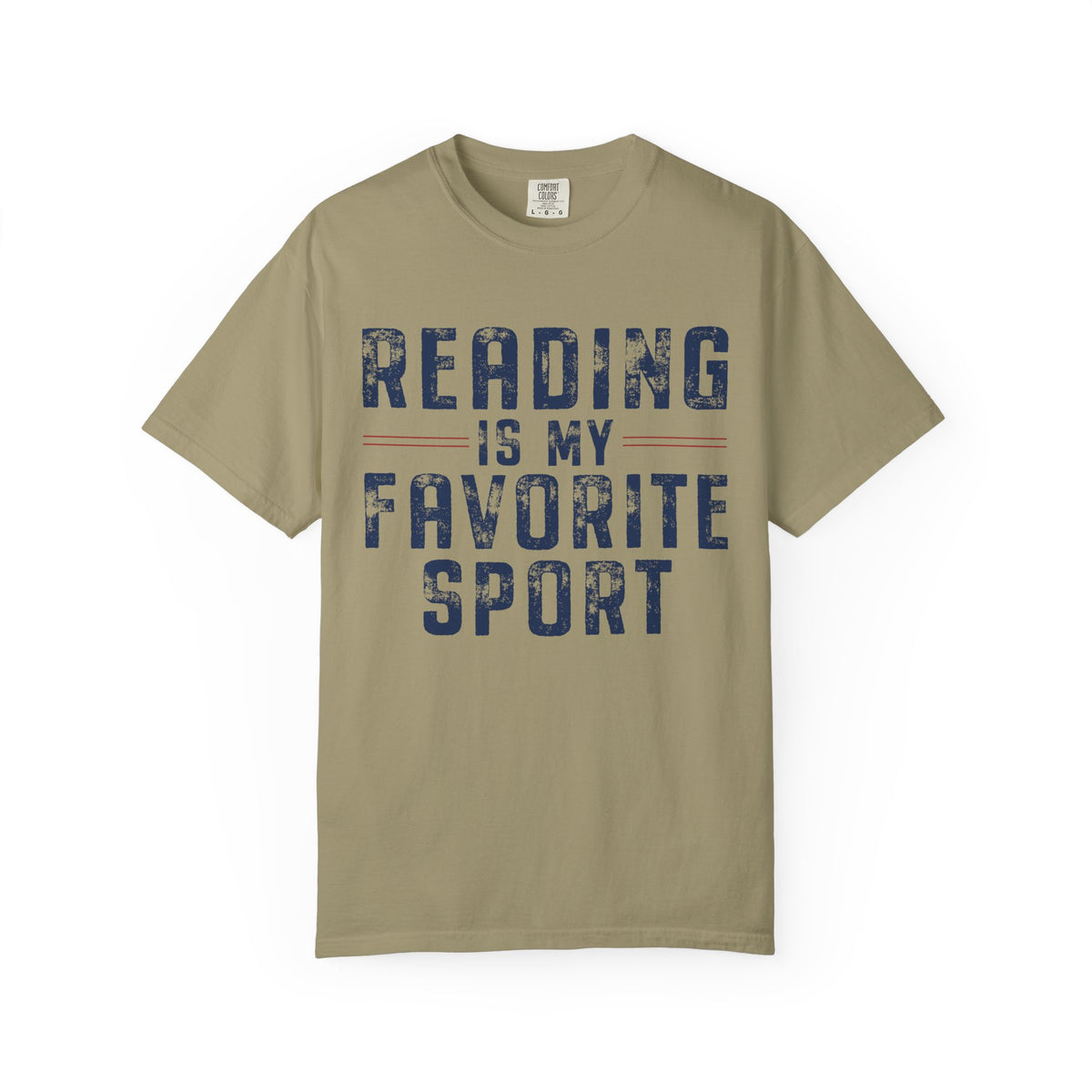 Reading is my favorite sport Unisex Garment-Dyed T-shirt