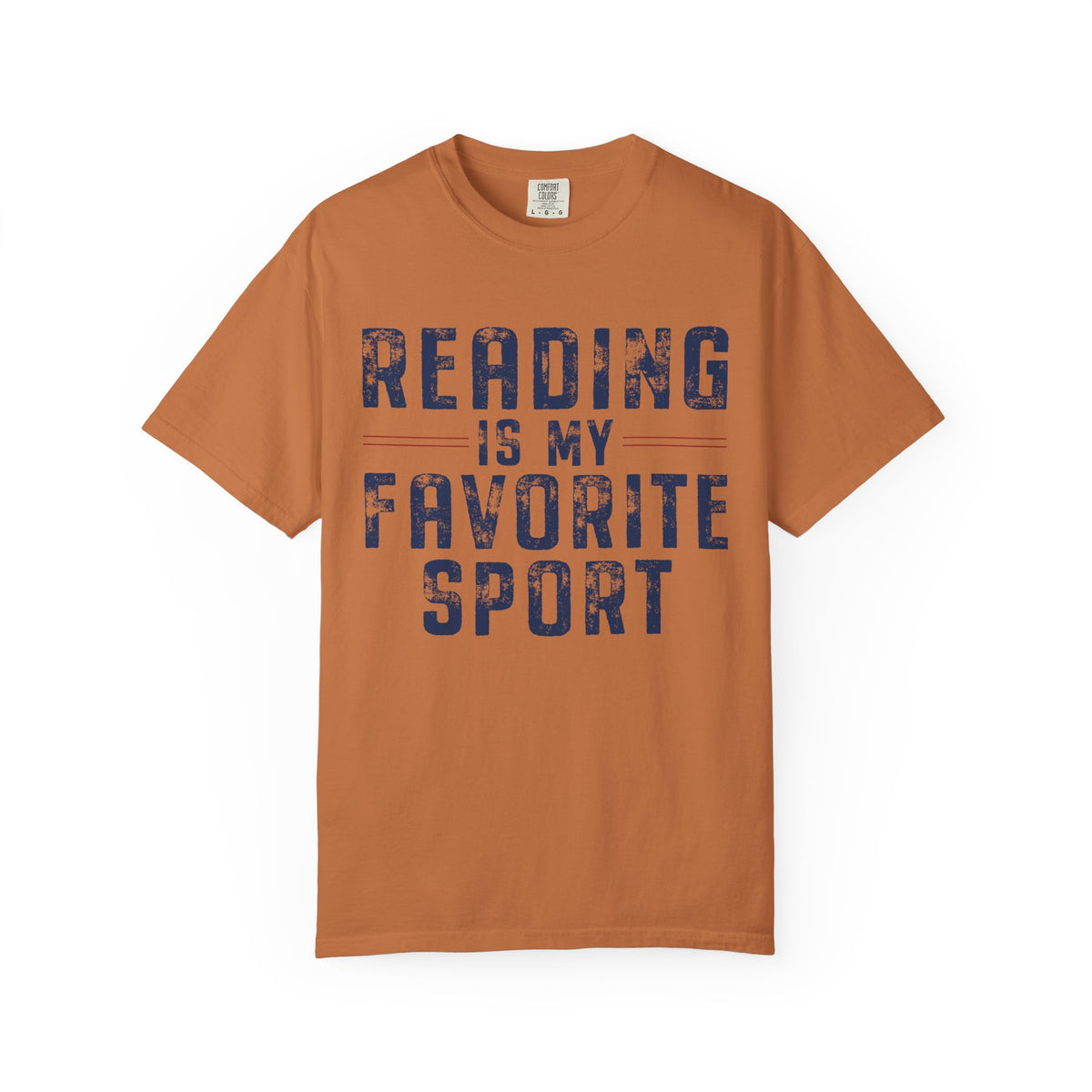 Reading is my favorite sport Unisex Garment-Dyed T-shirt