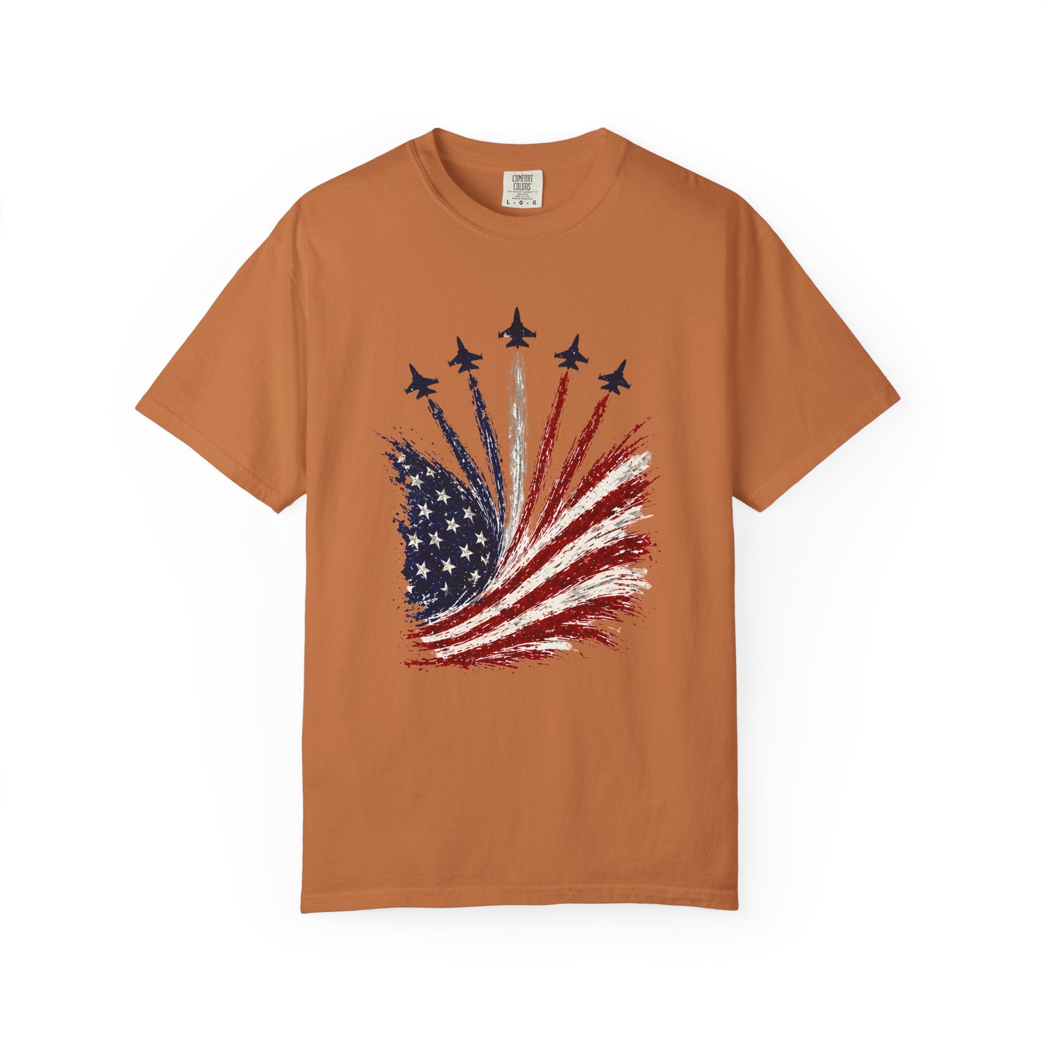 Flag Unisex Garment-Dyed T-shirt
