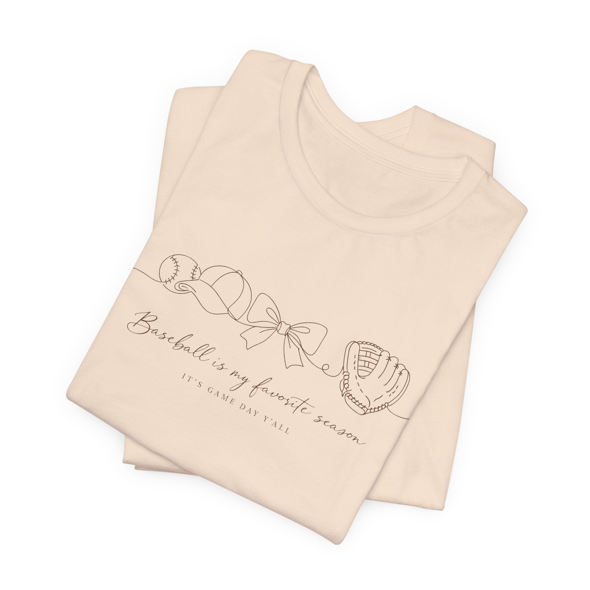 Baseball Favorite Season Unisex Jersey Short Sleeve Tee