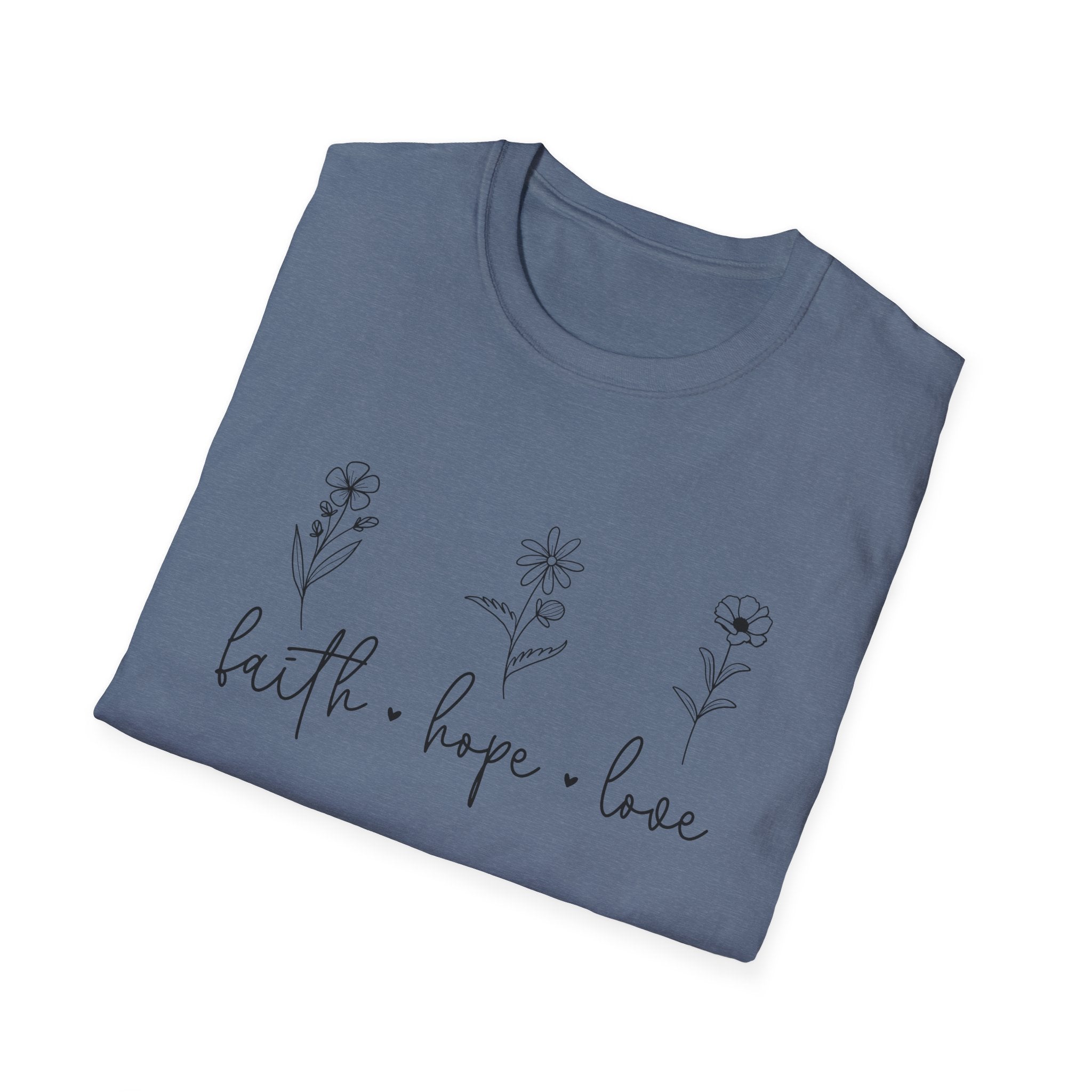 Faith Hope Love Unisex Softstyle T-Shirt