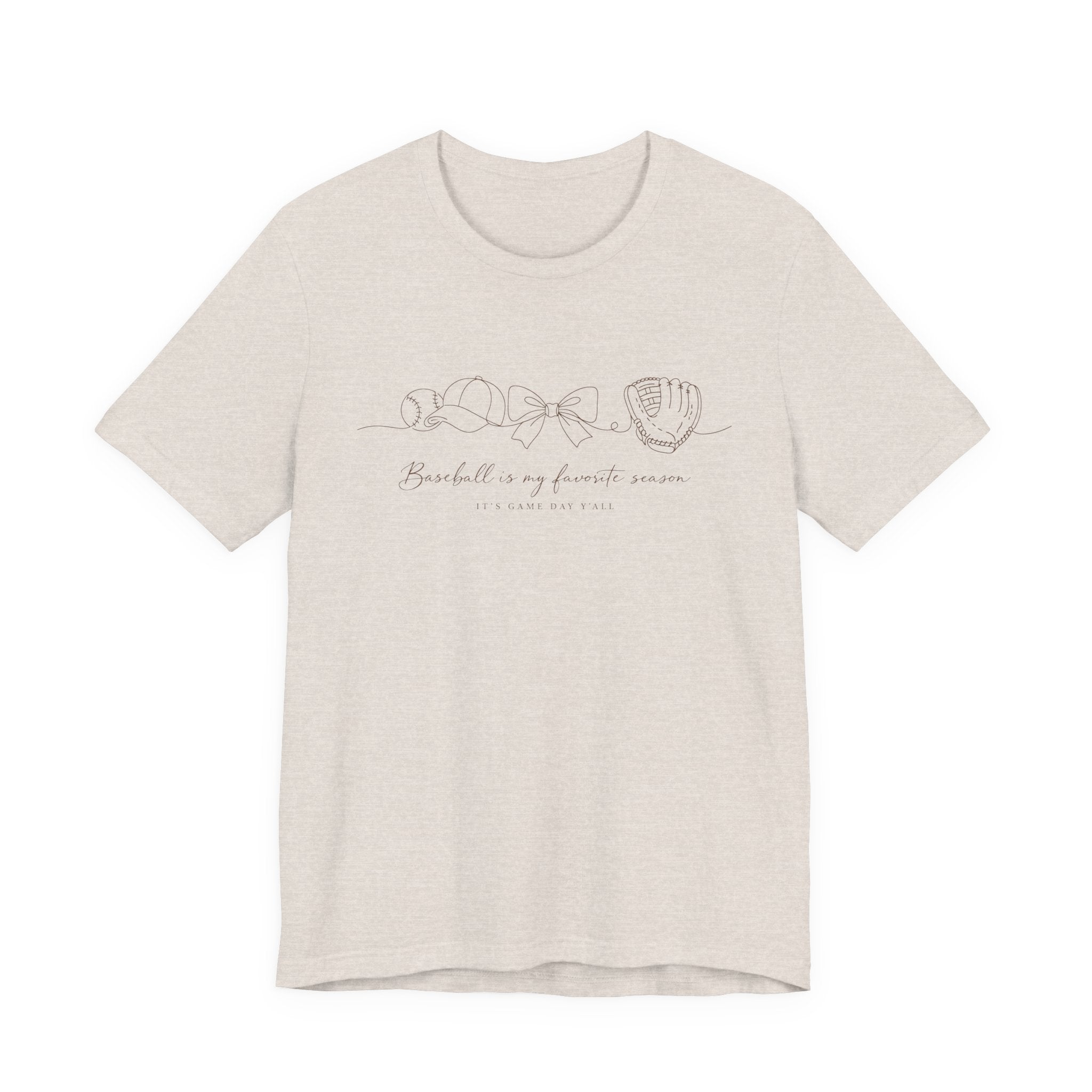 Baseball Favorite Season Unisex Jersey Short Sleeve Tee